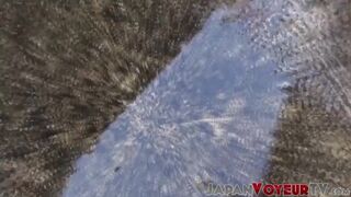 Japanese women spied on while pissing uncontrollably