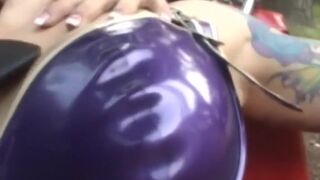 PussyCatsLatex.com - Outdoor latex domination and submission play
