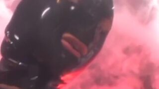 PussyCatsLatex.com - Lesbian dominatrix's latex sub toying session