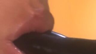 PussyCatsLatex.com - Busty latex vixen dominates young dark-skinned babe's submission