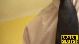 UKSubSluts.com - Blonde Jessica Jensen's submissive slut role with big cocks