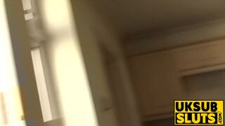 UKSubSluts com - Pig tails slag Liz Rainbow's facial earning after power fuck