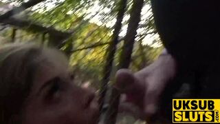 UKSubSluts com - Young babe Silvia Dellai gets creampied after anal domination by master