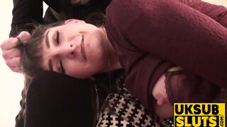 UKSubSluts com - Adreena Winters' toy stuffing and wet pussy with a dominant partner and skilled lover