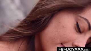 Beautiful Sasha teases and seduces in slow motion solo
