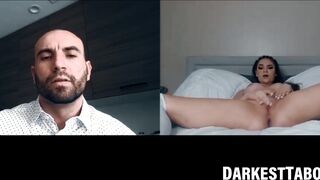 Athena Faris webcam plays with pussy for bald stud