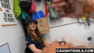 Mira Monroe rides officer Rusty Nails after sucking