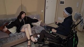 Nemesis turns on DisabilityMelo from IF CARMELO YOU WANT TO SATISFY PILLS AND SEX TOYS YOU MUST USE