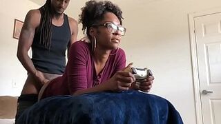 Ebony women enjoying black cock compilation